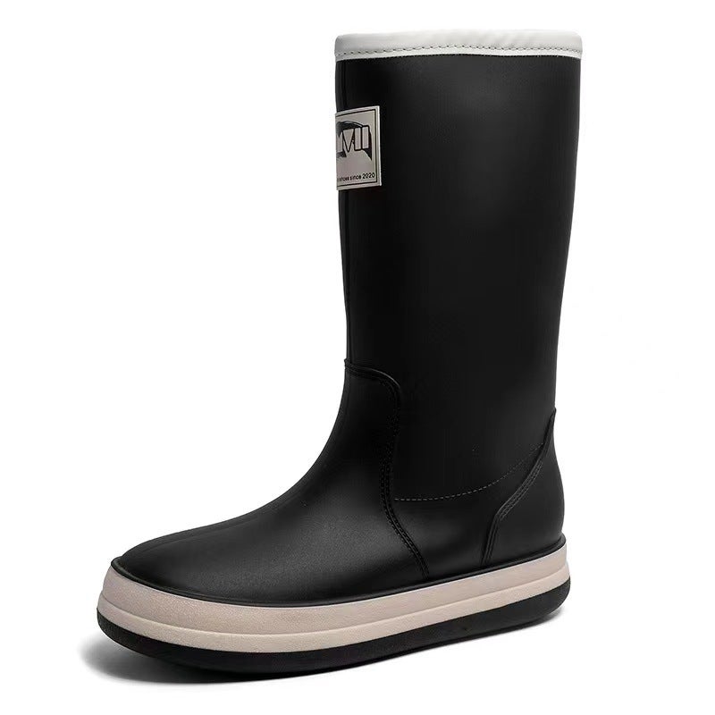 Fashion Rain Boots for Men and Women – High Waterproof Outdoor Wading Shoes - Image 2